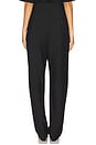 view 4 of 6 Round Leg Shaped Tailored Trousers in Black