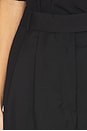 view 6 of 6 Round Leg Shaped Tailored Trousers in Black