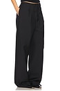 view 2 of 6 Relaxed Drawstring Trousers in Black