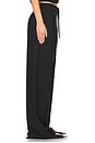 view 3 of 6 Relaxed Drawstring Trousers in Black