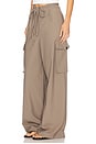 view 3 of 6 Tailored Cargo Trousers in Taupe
