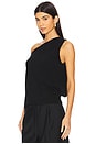 view 4 of 6 Sculptural Open Back Top in Black