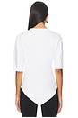 view 4 of 5 Re-Invented Twisted T-Shirt in Optic White
