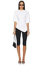 view 5 of 5 Re-Invented Twisted T-Shirt in Optic White