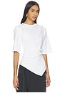 view 2 of 4 Reinvented Twisted T-shirt in Optic White