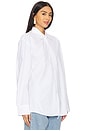 view 2 of 4 Deconstructed Cotton Shirt in Optic White