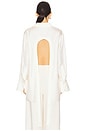 view 4 of 5 Deconstructed Silk Shirt in Cream