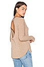 view 1 of 6 Circle Back Sweater in Heather Camel