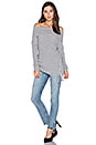 view 1 of 3 Rib Off Shoulder Sweater in Grey
