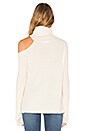 view 3 of 4 Cut Out Turtleneck Sweater in Ivory