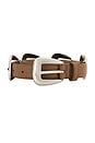 view 3 of 3 Multi Buckle Belt in Latte