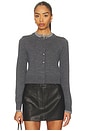 view 1 of 4 CÁRDIGAN in Melange Dark Gray