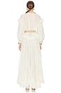 view 3 of 3 Trench With Ruffle Dress in Beige Cream