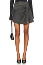 view 1 of 6 Trench Element Skirt in Melange Gray