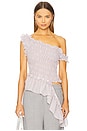 view 1 of 5 Smocking Off Shoulder Top in Lilac