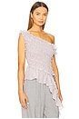 view 2 of 5 Smocking Off Shoulder Top in Lilac