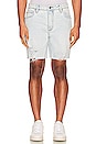 view 3 of 4 Ezy Jean Short in Distressed Bleached