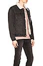 view 3 of 5 BLOUSON DENIM SHERPA in Stone Black