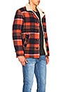 view 3 of 5 Old Mate Sherpa Coat in Fire Check