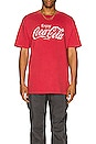 view 3 of 3 Enjoy Coca Cola Logo Tee in Coke Red