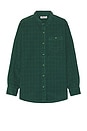 view 1 of 3 Men At Work Tile Cord Shirt in Trade Green