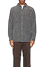 view 3 of 3 Men At Work Fat Cord Shirt in Slate
