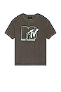 view 1 of 3 MTV Glow Logo Tee in Black