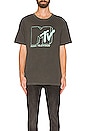view 3 of 3 MTV Glow Logo Tee in Black