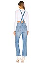 view 3 of 3 Dusters Crop Bootcut Overall in Eco Salty Blue