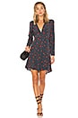 view 1 of 3 Dancer Wrap Dress in Navy Galaxy