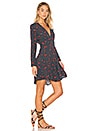 view 2 of 3 Dancer Wrap Dress in Navy Galaxy