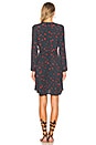 view 3 of 3 Dancer Wrap Dress in Navy Galaxy