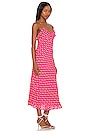 view 2 of 3 Shelley Emmylou Midi Dress in Magenta