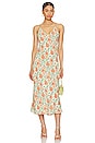 view 1 of 3 Rambling Floral Margaux Slip Dress in Apricot