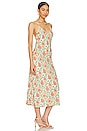 view 2 of 3 Rambling Floral Margaux Slip Dress in Apricot