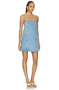 view 2 of 3 Deco Denim Cami Dress in Vintage Stone