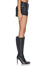 view 4 of 6 Coasters Short Leatherette Shorts in Black