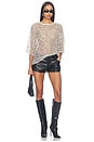 view 6 of 6 Coasters Short Leatherette Shorts in Black