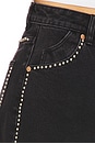 view 6 of 6 Mirage Thunder Stud Short in Washed Black