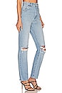 view 2 of 4 Ellie Worn Slim Straight in Light Denim