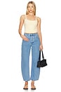 view 5 of 6 Gigi Barrel Jeans in Country Blue