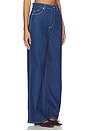 view 2 of 6 Relaxed Sailor Long Wide Leg Jeans in Madame Blue