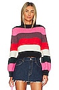 view 1 of 4 Covergirl Gigi Knit Sweater in Holiday Stripe
