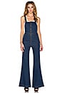 view 1 of 3 East Coast Flare Overall in Nicks Blue