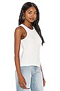 view 2 of 4 Miller Baby Rib Tank in White