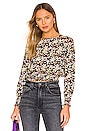 view 1 of 4 Olivia Jade Floral Blouse in Black