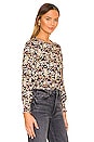 view 2 of 4 Olivia Jade Floral Blouse in Black