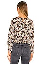 view 3 of 4 Olivia Jade Floral Blouse in Black