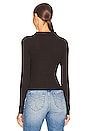 view 3 of 4 X Phoebe Tonkin Caroline Top in Espresso