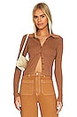 view 1 of 4 Caroline Top in Tobacco